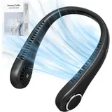 Amxcnoy Tragbarer Ventilator, Mini-nackenventilator Mit Leiser Bedienung, 360° Verstellbar Mit 3 Geschwindigkeitsstufen, Ideal Für Aktivitäten Im Innen- Und Außenbereich