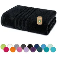 LAVEA Bali Badetuch 100 x 150 cm schwarz