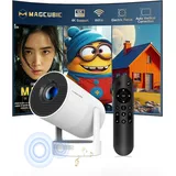 Mini Beamer 4K Smart Projektor Elektrischer Fokus WLAN6 BT5.4 260ANSI 5W Lautspr