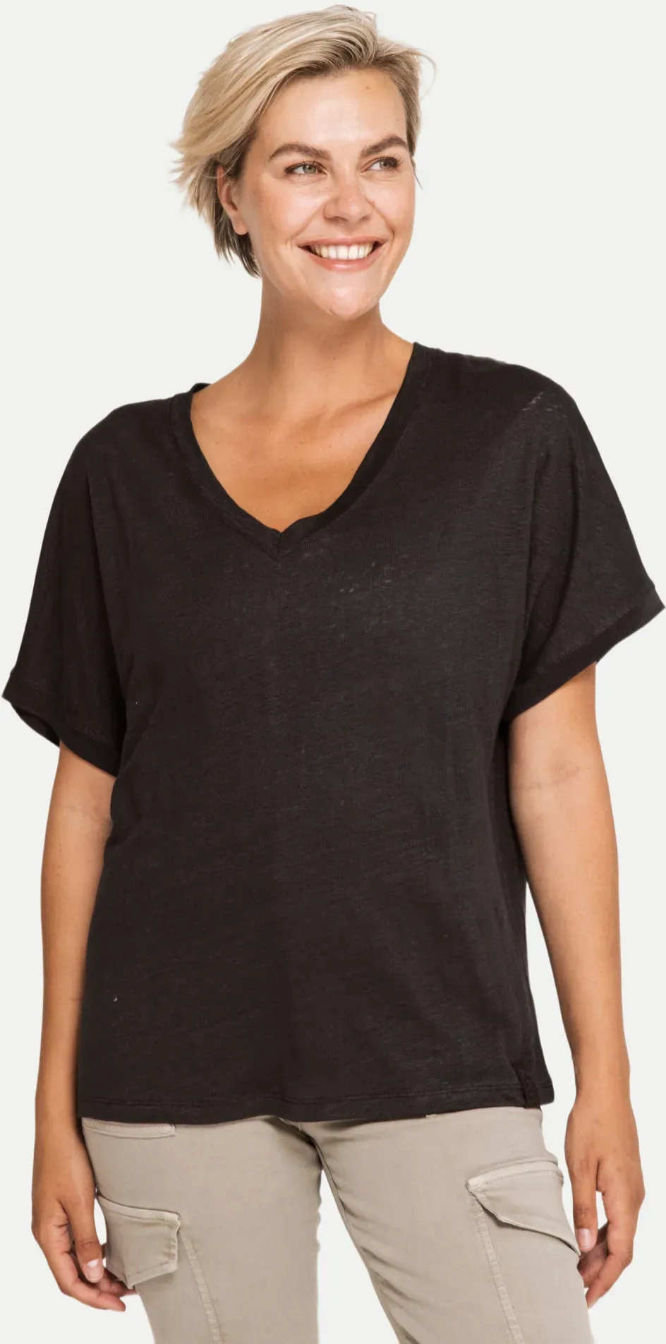 T-Shirt ZHSUDY Schwarz XS