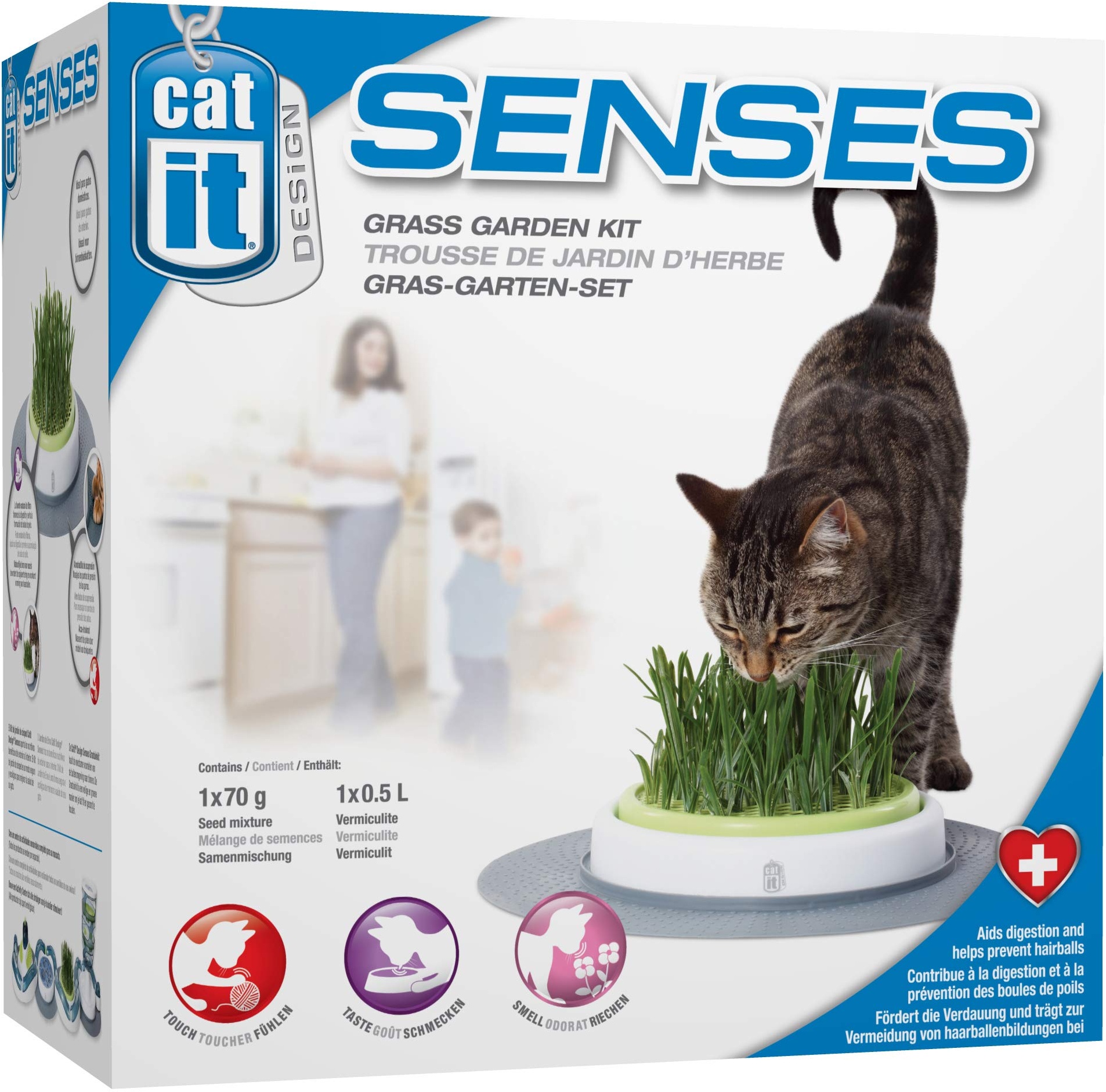 Catit Design Senses Gras Garten, Katzengras, 707.6 g (1er Pack)