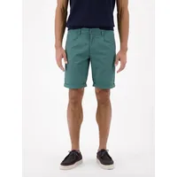 Lerros Chinoshorts LERROS "Kurze Chino aus leichtem Baumwollmix", Herren, Gr. 34, soft teal, 74% Baumwolle, 24, Polyester, 2% Elasthan, Hosen Chinoshorts,