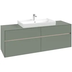 Villeroy & Boch Waschtischunterschrank „Collaro“ für Schrankwaschtisch 160 × 54,8 × 50 cm Waschbecken mittig mittig