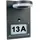 Grafner Wandlampe Edelstahl 2in1 mit Hausnummer und Bewegungsmelder 12,5 x 25,5 x 10,5 cm anthrazit