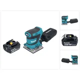 Makita DBO 484 G1 Akku Schwingschleifer 18 V 112 x 102 mm + 1x Akku 6,0 Ah - ohne Ladegerät