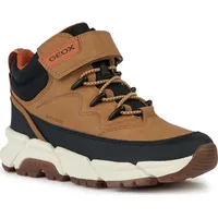 GEOX FLEXYPER Plus Boy Ankle Boot, DK Yellow/Black, 33