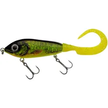 Abu Garcia Svartzonker McMy Tail Jerkbait - klares, schlagfestes ABS, umweltfreundlich beschwert, realistischer 3D-Effekt, entwickelt in Schweden für das Süß- und Salzwasserfischen, Blue Sunrise 17 cm