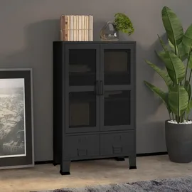 vidaXL Highboard 70 x 115 x 40 cm Schwarz