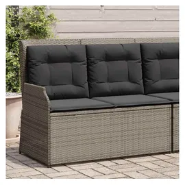 vidaXL Gartenbank 110 x 95 x 67 cm Grau