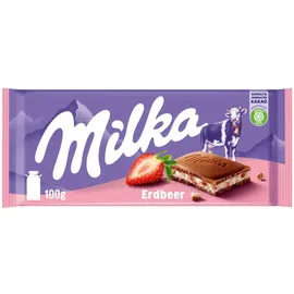 MILKA Erdbeer Schokolade 100,0 g, 1 St.