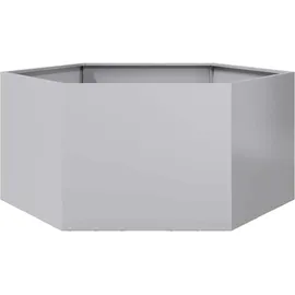 vidaXL Pflanzkübel Sechseckig 104 x 90 x 45 cm Verzinkter Stahl