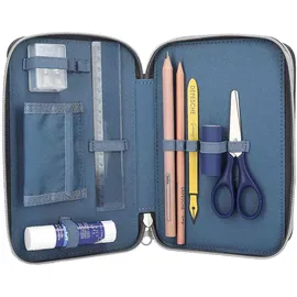 DEPESCHE 3-Fach Federtasche LED Polizeiauto