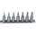 KS Tools 1/4" CHROMEplus Bit-Stecknuss-Satz Torx, Bohrung, 7-tlg.