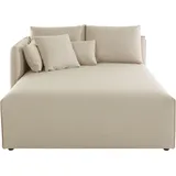 andas Ottomane »Nöre«, Lounge-Modul - zum eigenen Zusammenstellen, Breite 138cm, Tiefe 168cm, beige