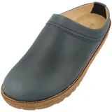 HAFLINGER Travel-Classic Eleganter Clog aus Leder mit Gummisohle Schwarz (Bali 835), Gr. 47 - 47 EU