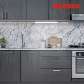 Telefunken LED Unterbauleuchte Nuit 55,5 cm schwenkbar, Wippschalter, grau