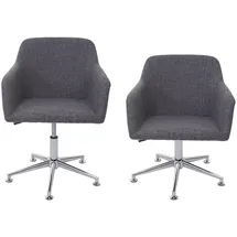 MCW Esszimmerstuhl HWC-A74 Textil grau