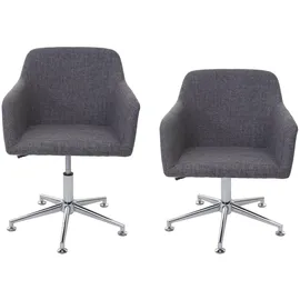 MCW Esszimmerstuhl HWC-A74 Textil grau