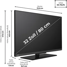 Toshiba 32LV3F63DAZ 32" LED Full HD VIDAA Smart TV