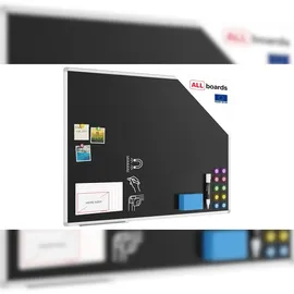 ALLboards Kreidetafel 120 x 90 cm Schwarz