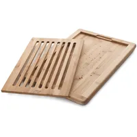 Lacor 60487 Brot Schneidebrett Bambu, Holz, braun, 40 x 30 x 2 cm