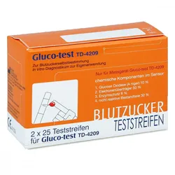 Gluco Test Blutzuckerteststreifen