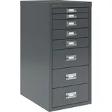 Bisley Aktenschrank MultiDrawer Schubladenschrank in Anthrazitgrau - Maße: H 59 x B 28 x T 38 cm grau