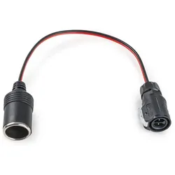 B&W Energy Case Anschlusskabel für KFZ Normstecker black