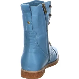 Andrea Conti Damen Stiefelette Schnürboot Leder 0348760, Größe:37 EU, Farbe:Blau - 37