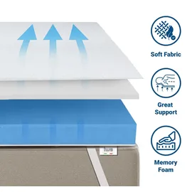 The White Stone Topper 135 x 210 cm H3 Leinen