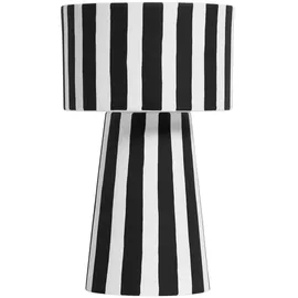 OYOY Toppu Ø 15 x 24 cm schwarz/weiß 