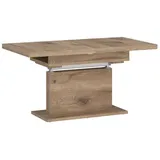 Meble Wójcik Couchtisch ausziehbar, höhenverstellbar, Eiche Dekor - 110/150x58/74x70cm (BxHxT)