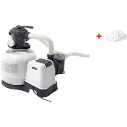 Sandfilteranlage INTEX "»SX2800« 2800 gal./hr", weiß, B:40cm H:66,7cm L:59,4cm, Kunststoff, Stahl, Filteranlagen, inkl. FIBER BALL FILTRATION