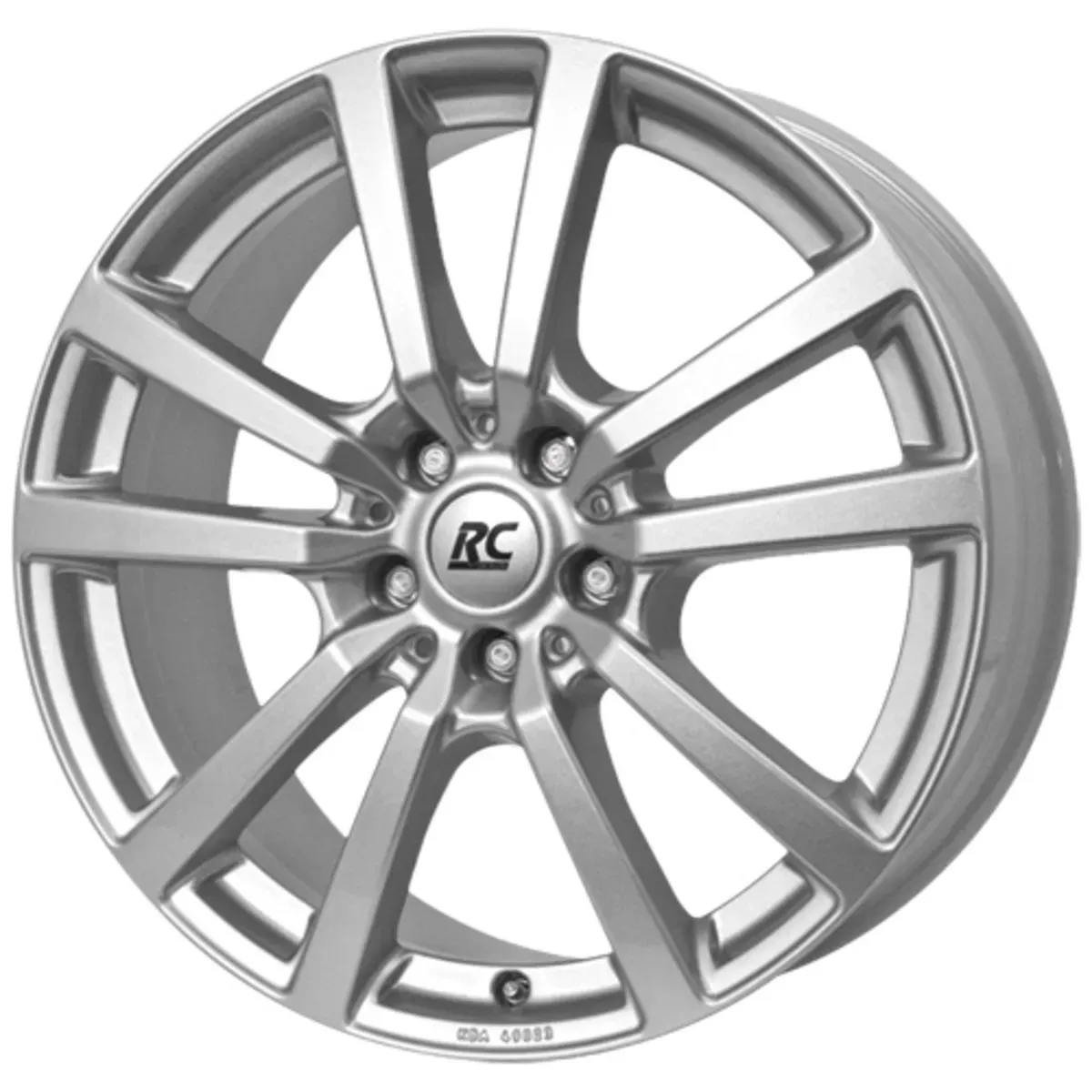 Alufelge 19 zoll RC DESIGN RC25 5x120 8,5J ET50, Farbe Silber
