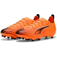 Puma Ultra 6 Pro FG/AG Jr heat fire-puma black-glowing