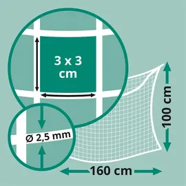 Kerbl Heunetz 160 x 100 cm Weiß