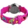 Excellanc Kinderuhr Meerestieredruck 0 mm Silikongehäuse Lila/Silber Silikonarmband Pink