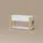 livinity® Kinderregal Mailo 80 x 46 cm Eiche weiß