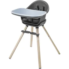 Maxi-Cosi 4-in-1 Hochstuhl Moa ab 6 Monate - 5 Jahre, Hochstuhl, Sitzerhöhung, Tisch & Stuhl - Beyond Graphite2 Eco