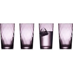 Vienna Getränke- und Spirituosen-Gläser 450 ml violett 4 St.