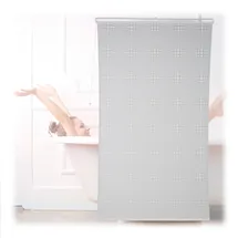 Relaxdays Duschrollo 140 x 240 cm weiß