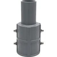 enovalite Straßenleuchten Adapter, 80 zu 60 mm, Grau