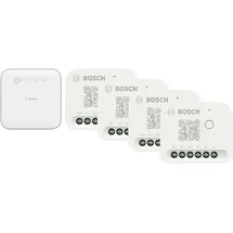 Bosch Starterset mit 1 Controller II & 4 Licht-/Rollladensteuerungen, weiß (8750002078BL4)