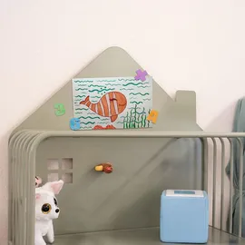 Home Deluxe Kinderregal TODO M 134 x 61 x 28 cm Metall grün