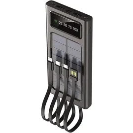 2Go Powerbank Solar 10000mAh mit Solarpanel