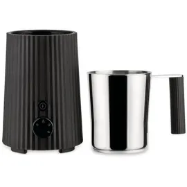 Alessi Plissé Milchaufschäumer schwarz