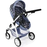 Bayer Chic 2000 CHIC2000 Kombi-Puppenwagen »Nele, Sternchen« zusammenklappbar, blau