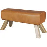 KADIMA DESIGN Polsterbank Braun 90 x 30 x 43 cm