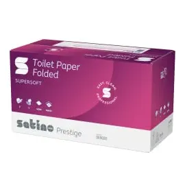 Satino by wepa Einzelblatt-Toilettenpapier prestige 2-lagig, 9.000 Tücher