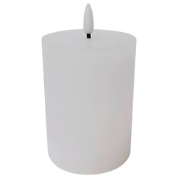 Kerze mit LED in Weiß
